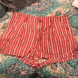 American Eagle Striped Shorts